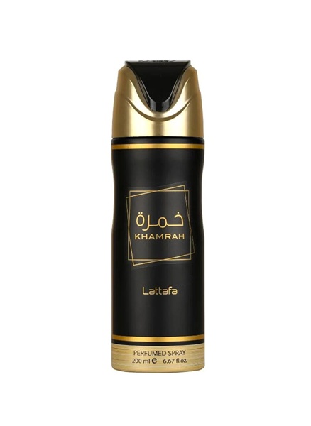 اسپری بدن خمره لطافه | Lattafa Khamrah Body Spray — رایحهای گرم، شرقی و اغواگر با حس عطر لوکس Khamrah