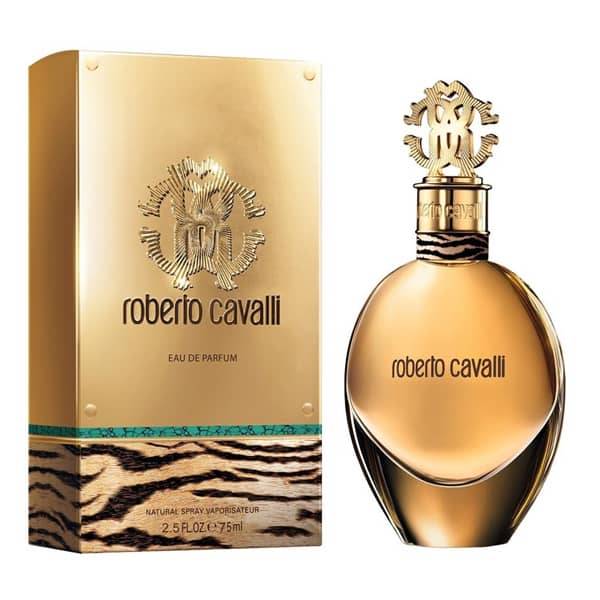 ادکلن زنانه روبرتو کاوالی طلایی Roberto Cavalli Eau De Parfum 75ml