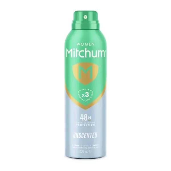 اسپری ضد تعریق میچام بدون بو UNSCENTED آنسنت Mitchum Unscented Antiperspirant Spray 200ml